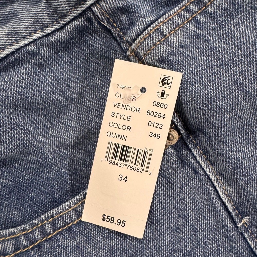 PacSun Casey Low Rise Baggy Jeans Medium Wash 34x33 NWT 100% Cotton - Picture 8 of 9